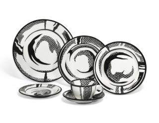 Roy Lichtenstein - Dinnerware: one setting