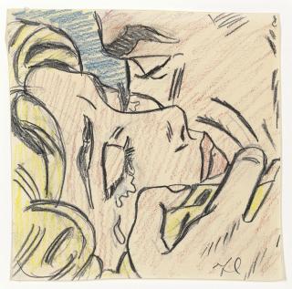 Roy Lichtenstein - Drawing for Kiss V