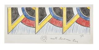 Roy Lichtenstein - Drawing For Modern Painting Triptych Ii
