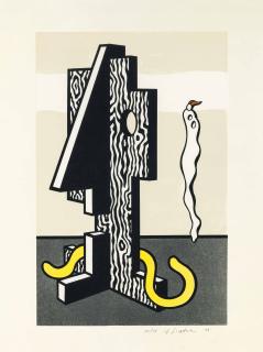 Roy Lichtenstein - Figures, from Surrealist Series