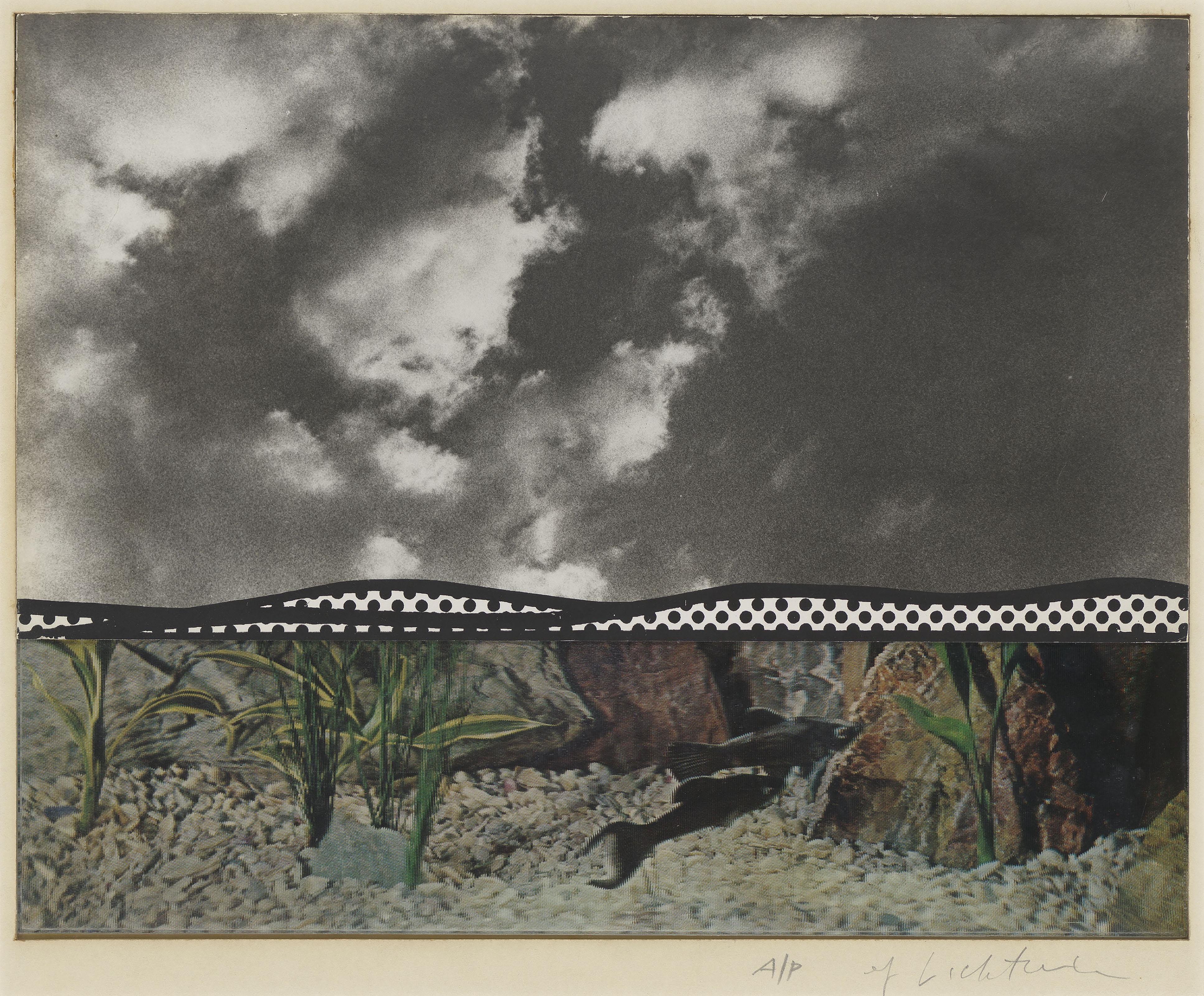 Roy Lichtenstein - Fish and Sky