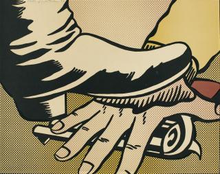Roy Lichtenstein - Foot and hand