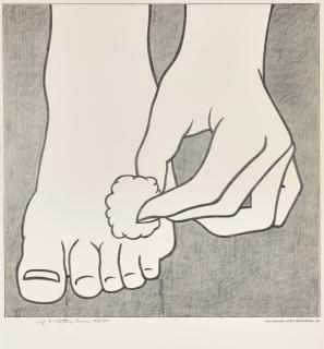 Roy Lichtenstein - Foot Medication Poster