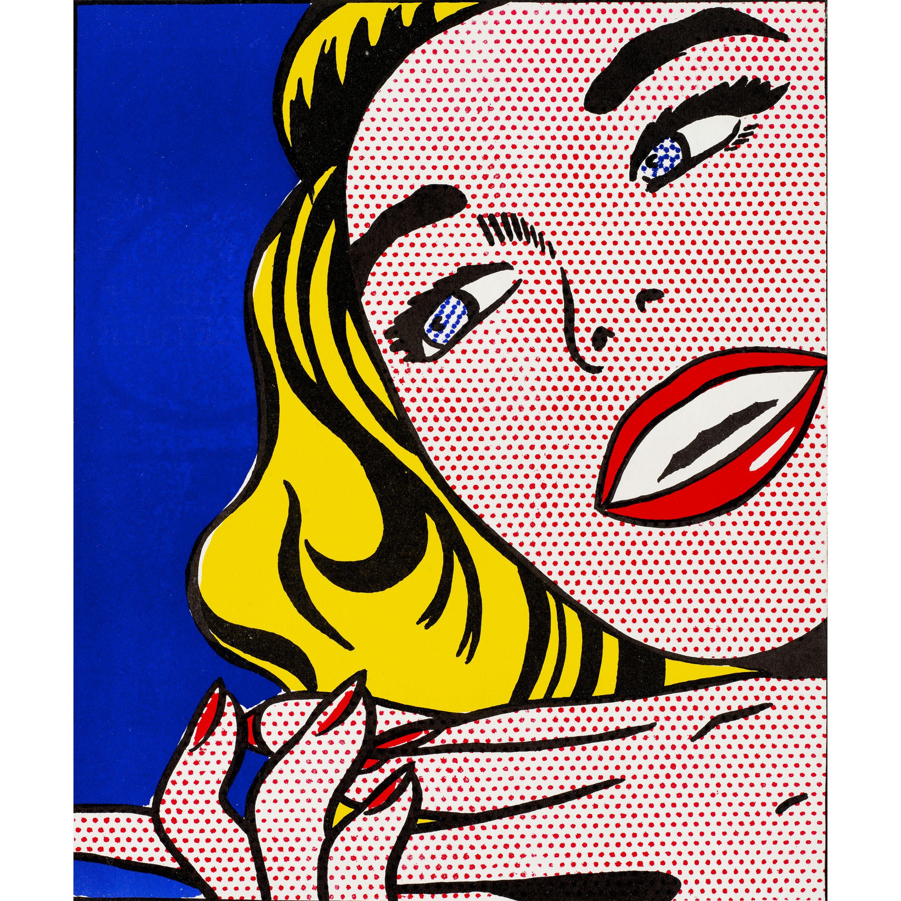 Roy Lichtenstein - Girl, from One Cent Life
