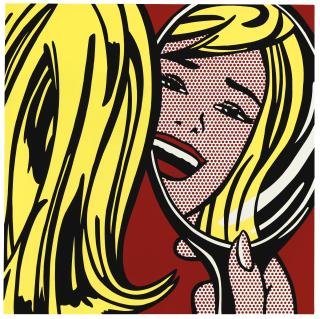 Roy Lichtenstein - Girl In Mirror