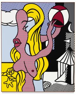 Roy Lichtenstein - Girl With Beach Ball Ii