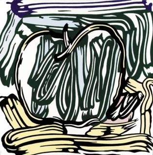 Roy Lichtenstein - Green Apple