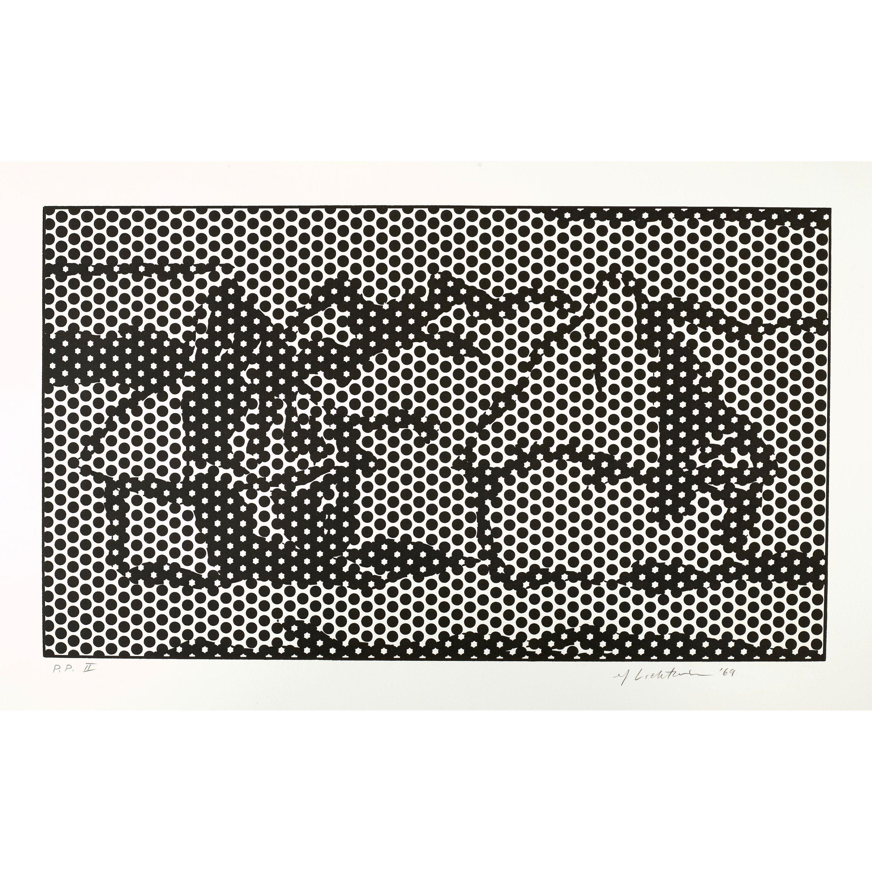 Roy Lichtenstein - Haystack #7, from Haystack Series