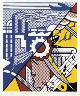 Roy Lichtenstein - Industry and the Arts (II) (Corlett 86)