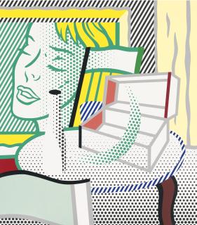 Roy Lichtenstein - Interior with Painting and Still Life