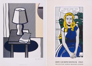 Roy Lichtenstein - Konvlut von 2 Druckgrafiken.
