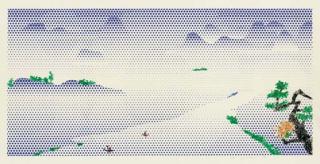 Roy Lichtenstein - Landscape with Boats (C. 302)