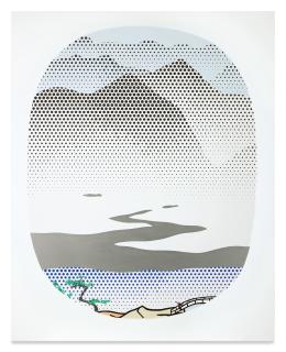Roy Lichtenstein - Landscape With Silver River