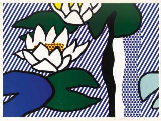 Roy Lichtenstein - Les Nymphéas from Medecins du Monde (Corlett 280)