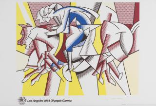 Roy Lichtenstein - Los Angeles Olympic Games (The Red Horseman)