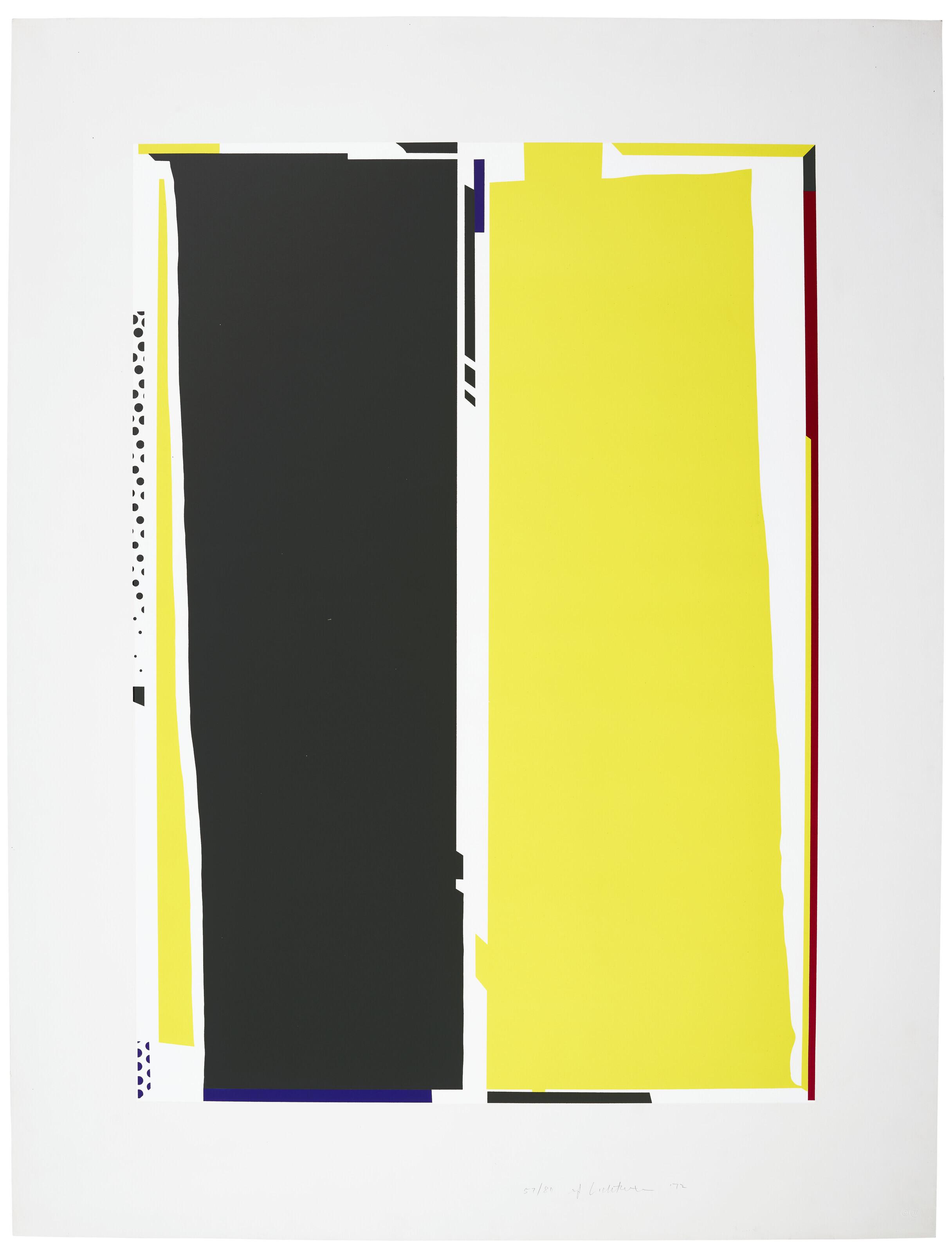 Roy Lichtenstein - Mirror #5, from the Mirror Series