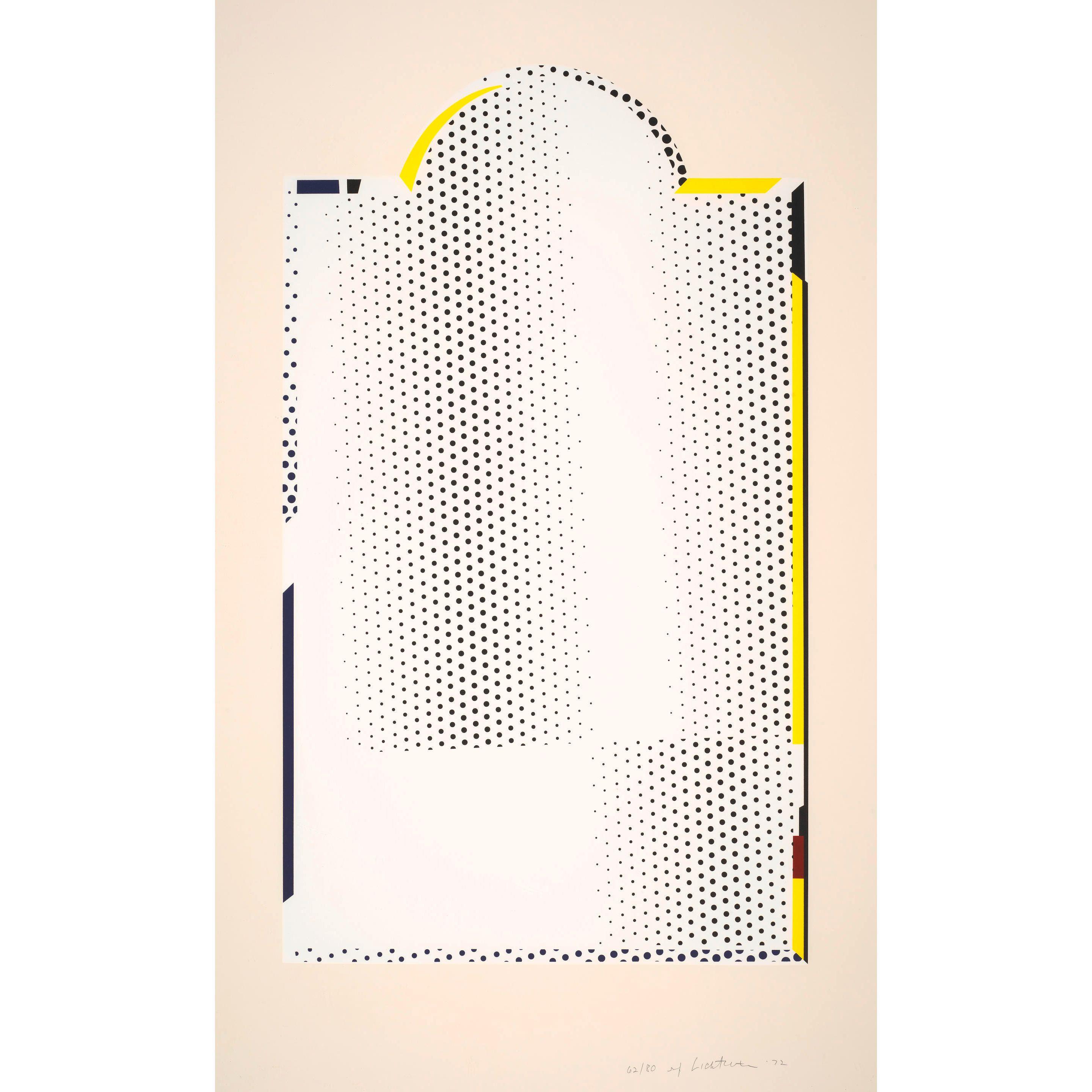 Roy Lichtenstein - Mirror #7, from Mirror Series