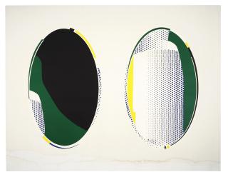 Roy Lichtenstein - Mirror #8, da: The Mirror Series