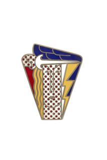 Roy Lichtenstein - Modern Head Brooch