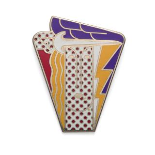 Roy Lichtenstein - Modern Head Brooch