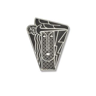 Roy Lichtenstein - Modern Head Brooch
