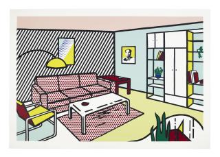 Roy Lichtenstein - Modern Room, from the Interior Series