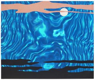 Roy Lichtenstein - Moonscape, from 11 Pop Artists, Volume I