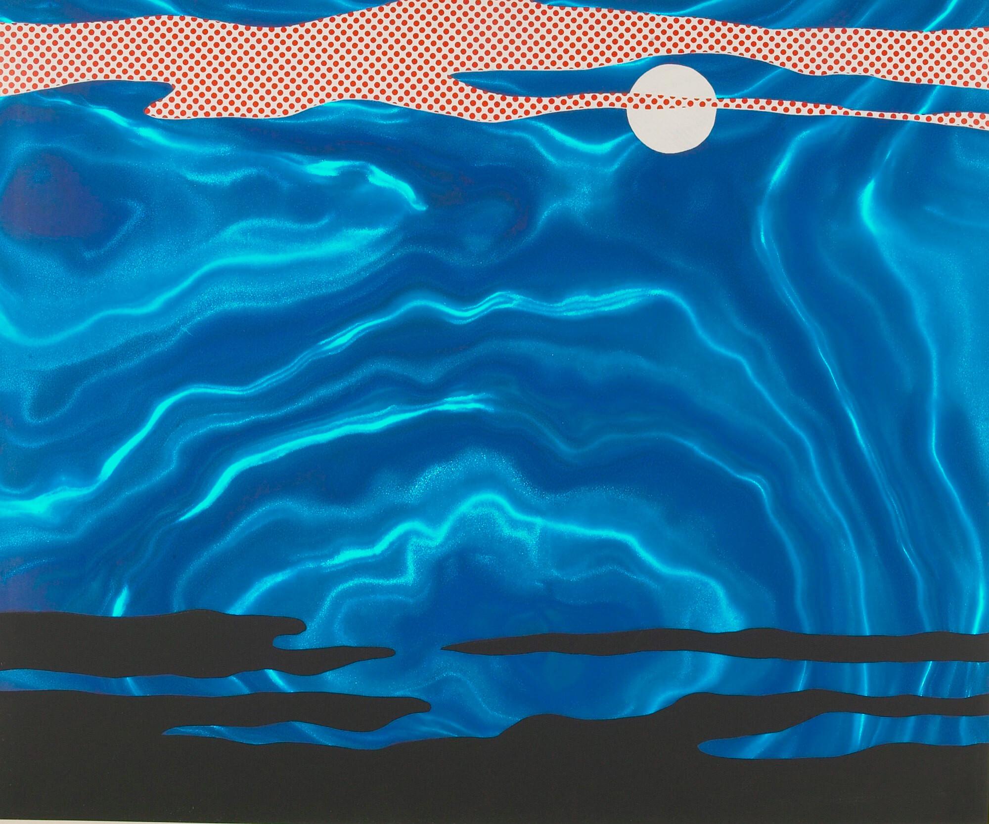 Roy Lichtenstein - Moonscape.