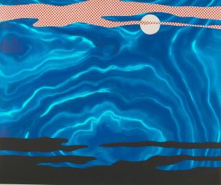 Roy Lichtenstein - Moonscape.