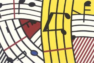 Roy Lichtenstein - Musical Notes (Composition II) (Not in Corlett)