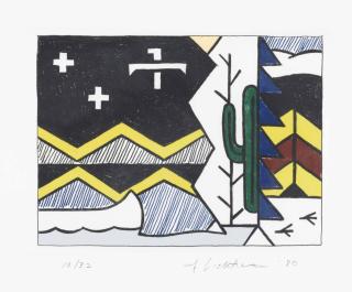 Roy Lichtenstein - Night Scene