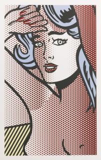 Roy Lichtenstein - Nude With Blue Hair (C. 286)