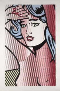Roy Lichtenstein - Nude with Blue Hair (C. 286)