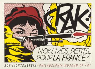 Roy Lichtenstein - Plakat: Crak !