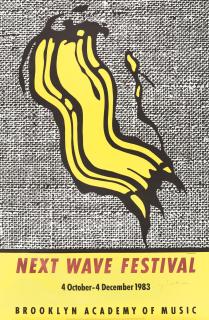 Roy Lichtenstein - Plakat: Next Wave Festival.