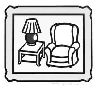 Roy Lichtenstein - Red Lamp (C.279)