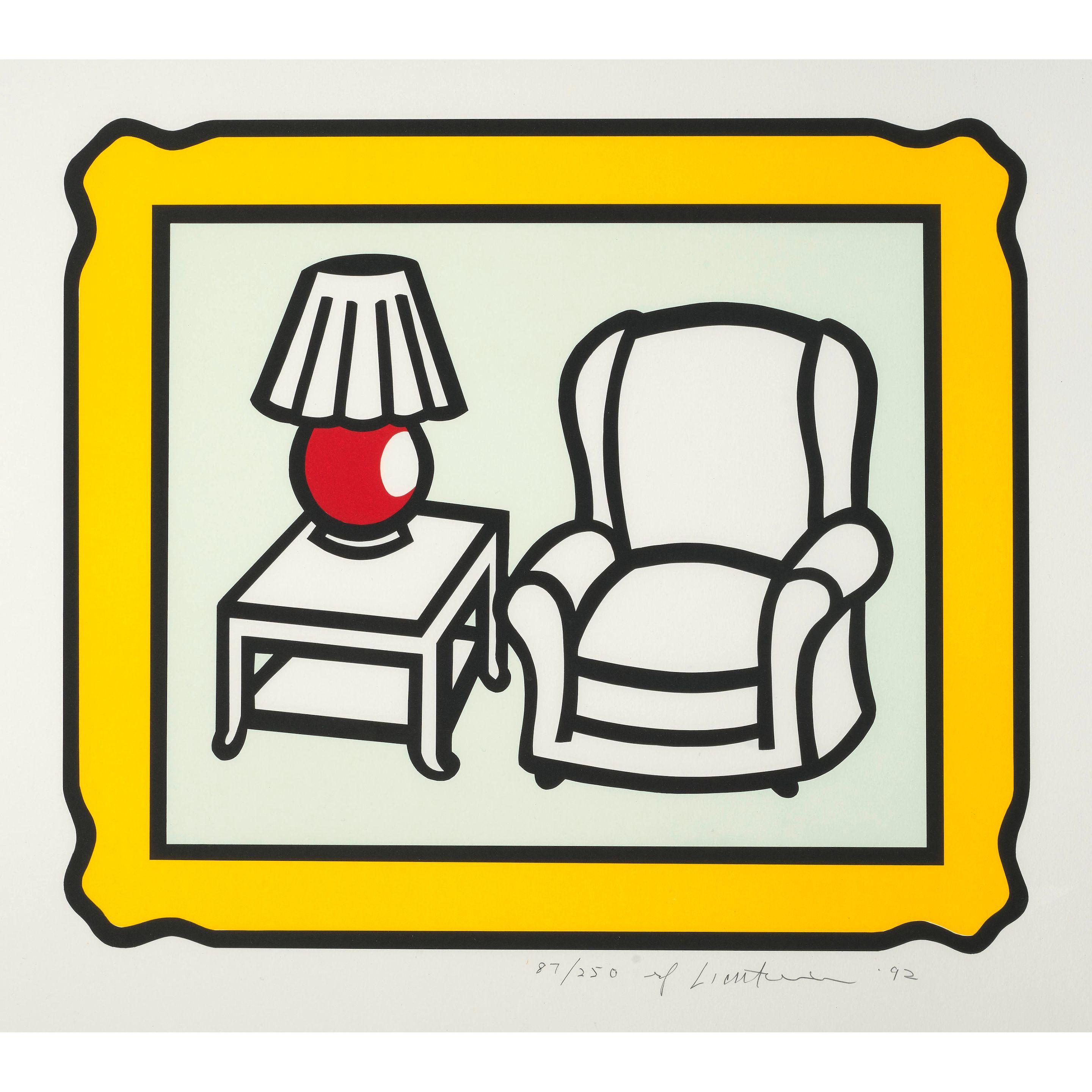 Roy Lichtenstein - Red Lamp