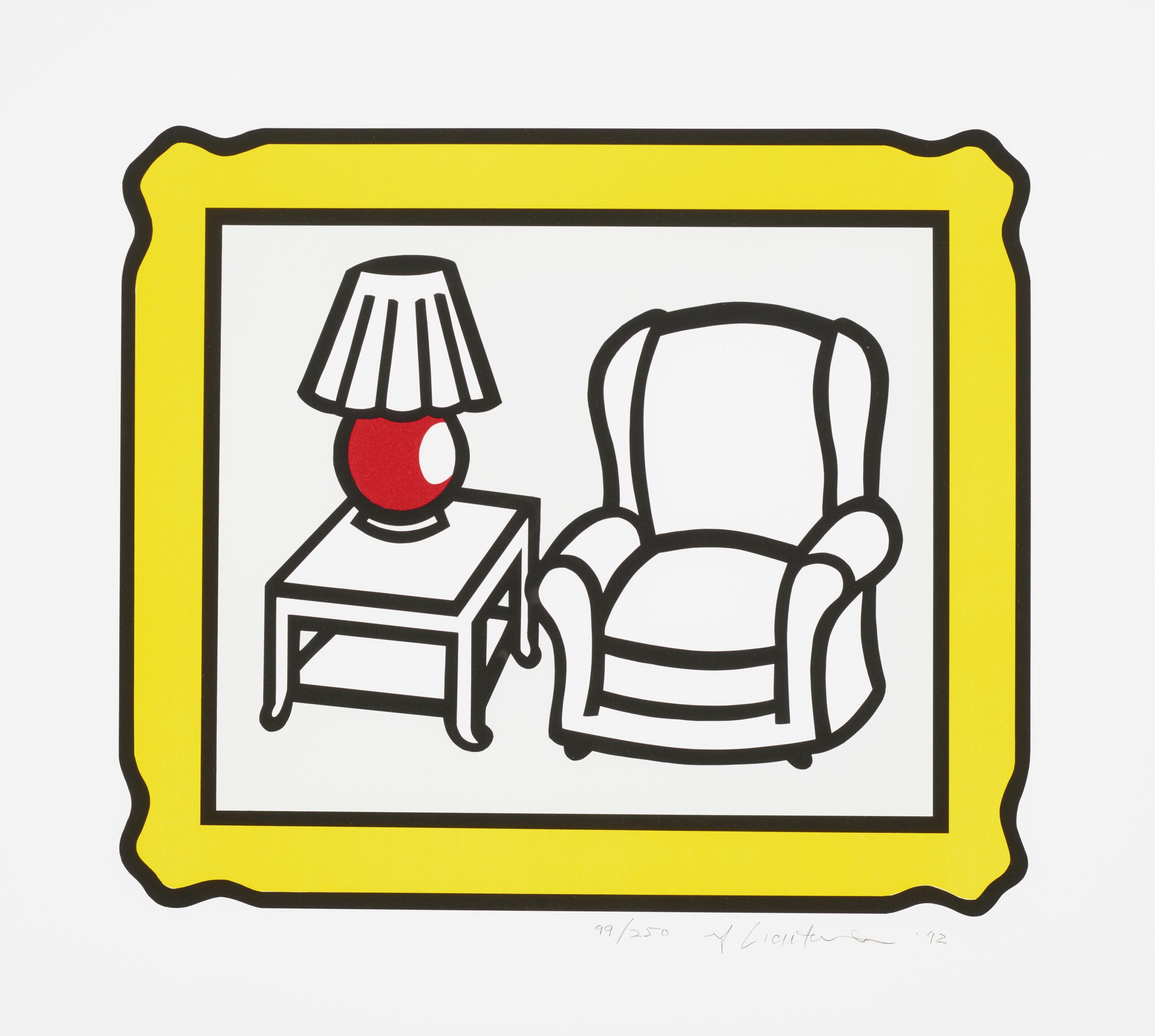 Roy Lichtenstein - Red Lamp