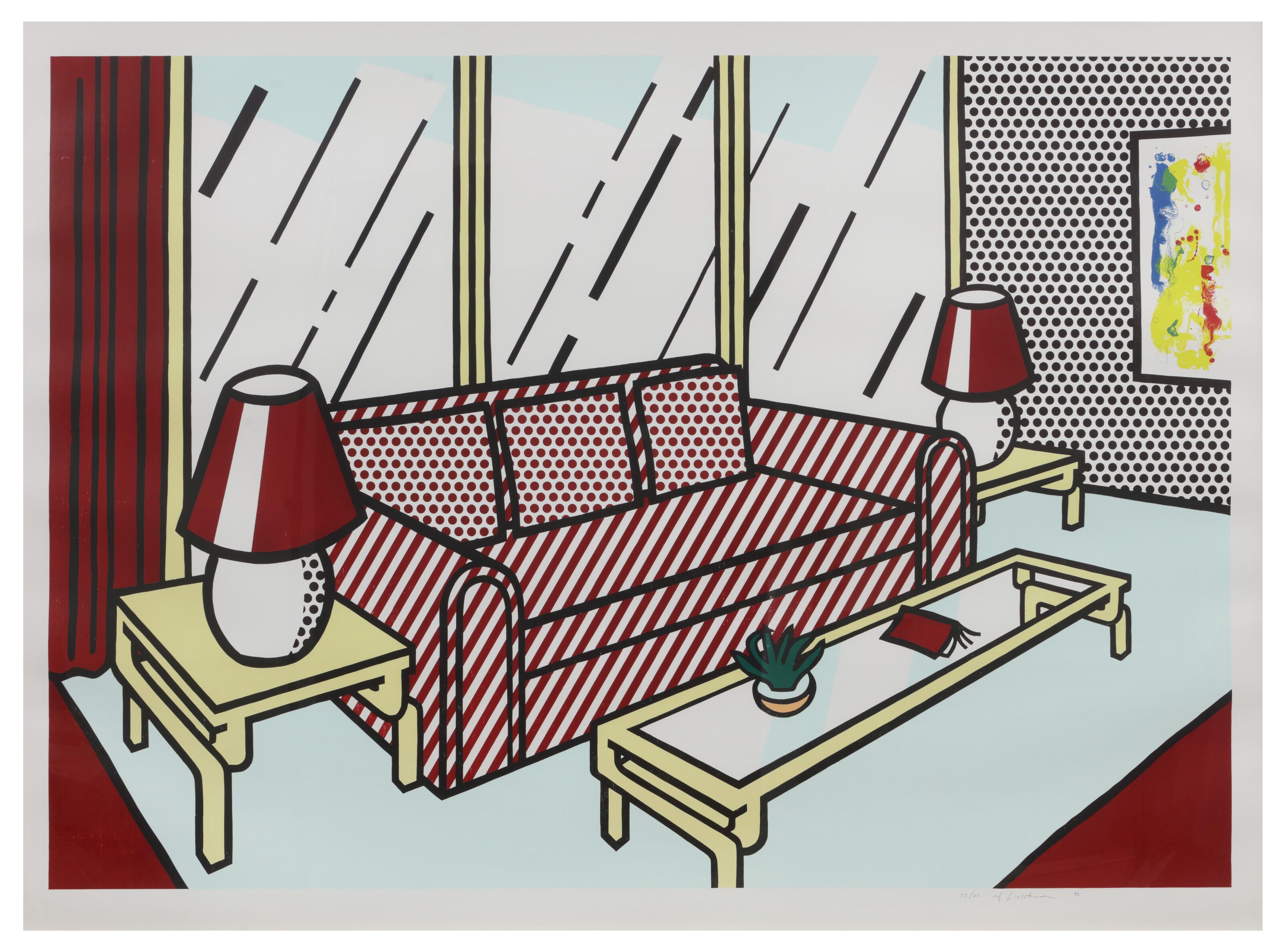 Roy Lichtenstein - Red Lamps