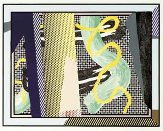 Roy Lichtenstein - Reflections on Brushstrokes, from Reflections (C. 242)