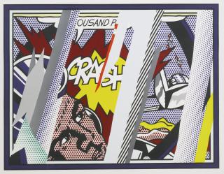 Roy Lichtenstein - Reflections On Crash (C. 239)