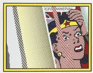 Roy Lichtenstein - Reflections On Minerva (C. 244)