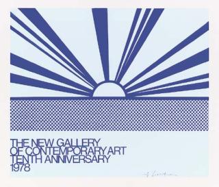 Roy Lichtenstein - [Rising Sun] Poster (Not In C.)