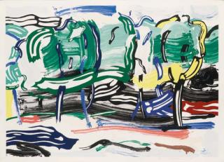 Roy Lichtenstein - Road before the Forest, from Landscapes Series (C. 213)