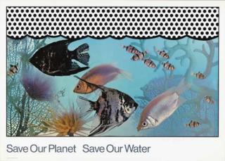 Roy Lichtenstein - Save Our Planet Save Our Water (C. 105)