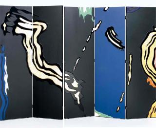 Roy Lichtenstein - Screen With Brushstroke