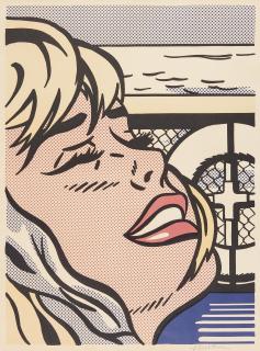 Roy Lichtenstein - Shipboard girl.