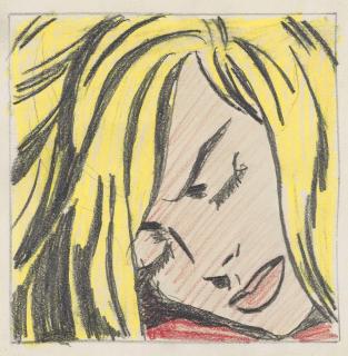 Roy Lichtenstein - Sleeping Girl (Study)