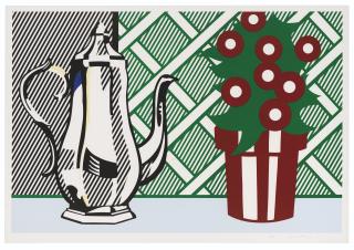 Roy Lichtenstein - Still Life with Pitcher and Flowers, from: Six Still Lifes