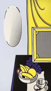 Roy Lichtenstein - Still Life With Stretcher, Mirror, Bowl of Fruit
